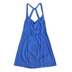 Free People FP Intimately Dusty Blue Mini Dress Tank Straps Size Small Open Back Photo 1