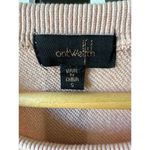 On Twelfth Peach Lace Sweater Puff Long Sleeves Size Small  Photo 2