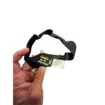 Cabela's  Black With Embroidered Grey Letterings Hook 'n Loop Sun Visor Hat Photo 1