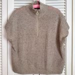 Elliott Lauren Quarter Zip Sweater Tan Size M Photo 4