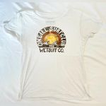 O'Neill Y2K  Sheer Graphic Logo Tee - White/Brown - XL Photo 4