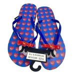 Kansas KU Jayhawks Flip Flops Size Medium 7 Photo 1
