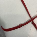 Lulus  Star Spangled Rust Red Backless Lace Romper Photo 11