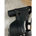 YRU black platform heels size 12 women’s midnight call style Photo 2