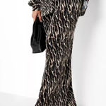 Boohoo  Leopard print plisse wide leg pants‎ Photo 0