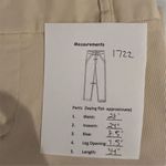 Gap  Women's Cropped Pants Size 6 Beige Straight Leg Casual Photo 14