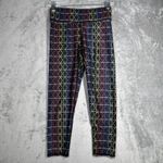 Terez  Leggings Womens Small Rainbow Art Cropped‎ Capri Casual Workout Athleisure Photo 1