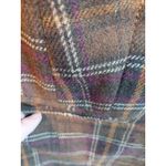 Jessica London Plaid Blazer Pants Suit Set Women 12 Wool Blend Brown Purple Photo 7