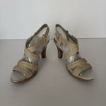 Naturalizer  Sandals Dade Taupe Strappy Heels Neutral Vacation‎ Party Size 8 Wide Photo 4