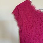 Diane Von Furstenberg  Brittany Stretch Lace Fuschia‎ Jewel Pink Dress 8 Photo 5
