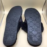 Kate Spade NY Lacey Faux Fur Black Slippers Lightweight Flat Designer Fuzzy 9B Photo 11