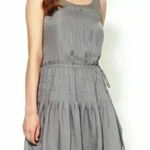 BCBGMAXAZRIA  | Chic Dove Grey April Babydoll Sleeveless Pleated Dress Size 2 XS Photo 0