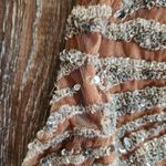 Retrofête Retrofete Viola Tiger Stripe Dress Sequin Size Large NWT Halter Open Back Photo 11