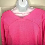 Red Dress Miracle I’ll Wait For You Relaxed Dolman Knit Sweater Top Pink ML Pink Size L Photo 5