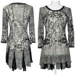 Mechant Y2K Vintage Tunic Top S/M Fairy Whimsigoth Sheer Asymmetrical Lace Shirt Black Photo 1