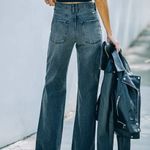 VICI Tayden High Rise Distressed 90s Flare Photo 4