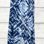 Just Be Blue & White Tie Dye Strapless High Low Maxi Dress Size Medium Photo 0