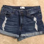 Denim Blvd ripped denim shorts  Photo 0