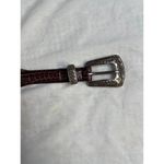 Lake Shore Drive Women's Western Brown Leather Silver Buckle Belt S/M SKU 3260 Photo 2