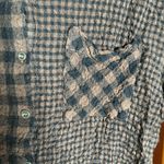 Jane and Delancey  Brown Black Gingham Checkered LS Button Up Shirt Size Small Photo 2