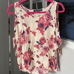 One Clothing  super soft Roses Cold Shoulder Crop Top Photo 0