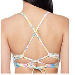 Jessica Simpson  Tie-Dyed Cropped Keyhole Cami Bikini Top Size XL‎ NWT Photo 1