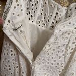 For Love & Lemons Becca White Eyelet Puff Sleeve Mini Dress XL NWT Photo 11