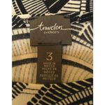 Chico's  Travelers 3 US Size XL‎ Blue White Tank Top Blouse Geometric Nautical Photo 2