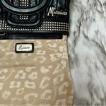 Marciano Black Leather Studded Flip Up Wristlet Clutch Hollywood Biker Mob Wife Photo 5