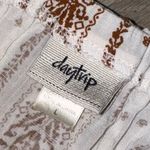 Daytrip  Off-Shoulder top  Cream and Brown shirt Photo 2