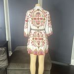 Women’s Floral Print White Summer Mini Dress *Tag Size M fits like a SMALL NEW White Photo 4