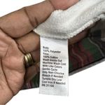 Crown & Ivy  women's ivory fleece pullover - holiday plaid trim - Size XXL Photo 6