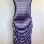 Liz Lange Maternity Purple Striped Tank Dress XS Photo 3