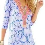 Lilly Pulitzer Bordeaux Beaded Tunic Dress in Lilly's Lilac House of Nemo S Photo 0