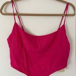Midnight sky  Bustier Tank Top, Women's Size L Pink Photo 0