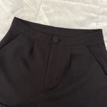 SheIn Black Tailored Mini Shorts Photo 2
