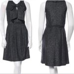 Kate Spade  Lucinda Metallic Glitter Black Bow Dress Size 0 Photo 2