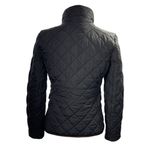 J. Crew Factory Quilted Jacket Black Gold Mock Neck Size XS (READ) Photo 2