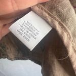 Relativity 100% Linen Soft Lightweight Floral Army Jacket Size XL Photo 7