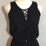 Universal Threads NWOT Black Smocked Elastic Waist Peasant Dress New Photo 4