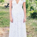 Show Me Your Mumu NWT Elenor Lovers Lace Maxi Dress in White, Size Large Photo 14