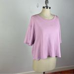 Big Bud Press Lilac Ribbed Short Sleeve Top Purple Size undefined Photo 1