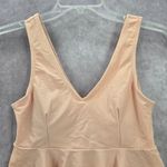 Pink Ruffle Padded Crop Swimwear Tankini Tank Top Medium M Photo 2