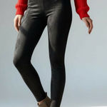 Seven7  Black Velvet Leggings Photo 0