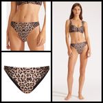 Veronica Beard 💕💕 Marau Bikini Bottom Leopard XL NWT Photo 1
