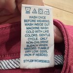 Market & Spruce  Flat Front Slim Mid Rise Pants Dark Coral Pink Size 6 NWT Photo 8