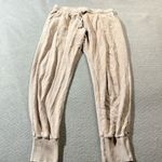 Mono B Tan 100% Cotton Pull On Jogger Pants Pockets Size Large EUC Photo 0