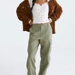 Aeropostale Long Sleeve Seriously Soft Floral Notch-Neck Shrunken Tee Small Photo 2