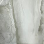 Lulus  NWOT Beloved Blossoming White 3D Floral Halter Backless Mini Skater Dress Photo 11