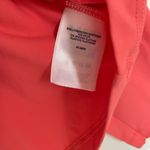 Lands' End Rash Guard Coral Orange Pink Long Sleeve Crewneck Swim UPF Size MP Photo 3